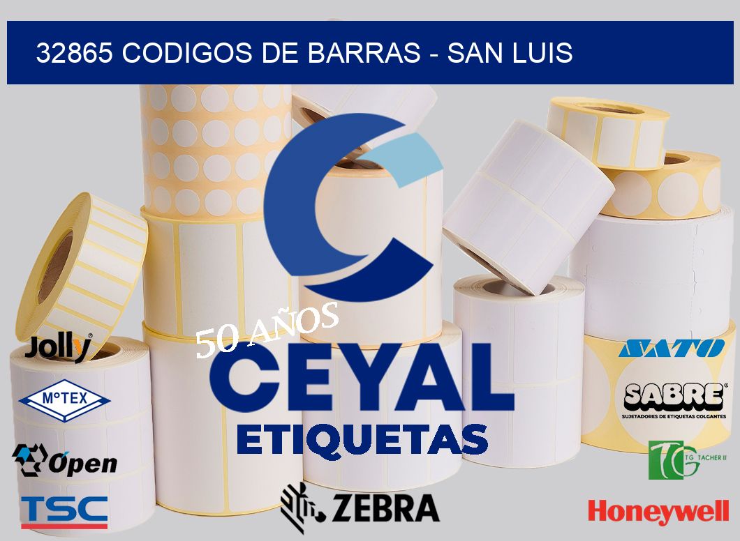 32865 CODIGOS DE BARRAS – SAN LUIS