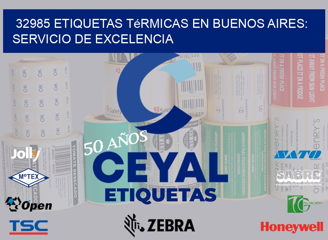 32985 Etiquetas Térmicas en Buenos Aires: Servicio de Excelencia