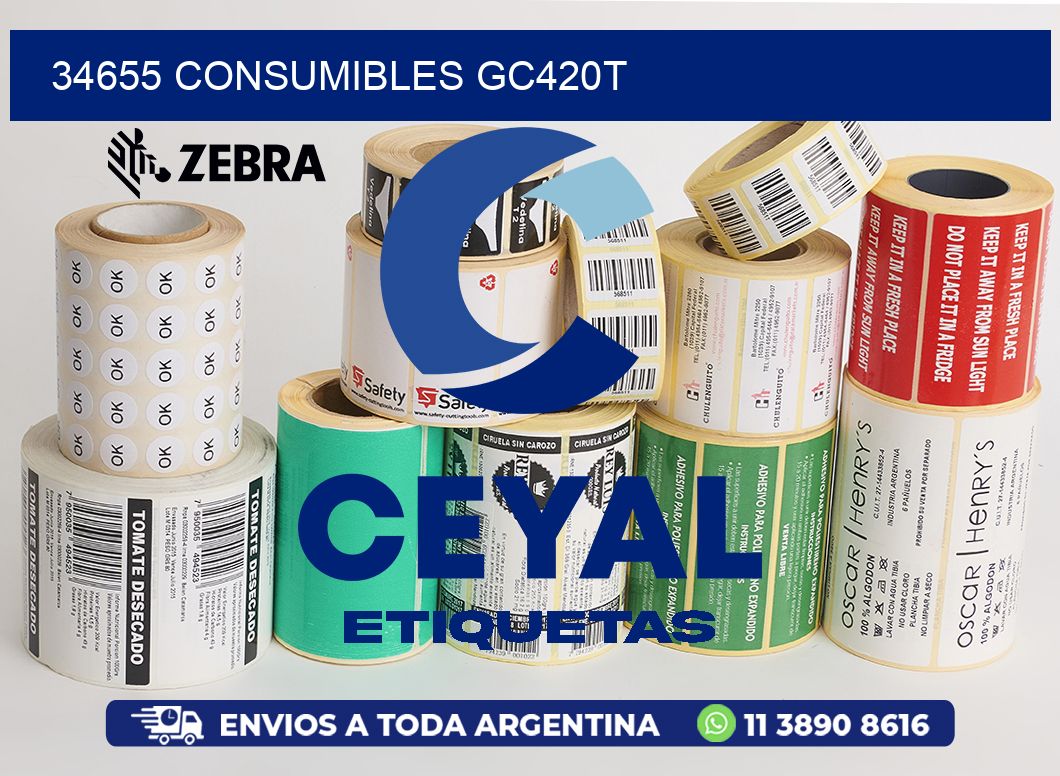 34655 CONSUMIBLES GC420T