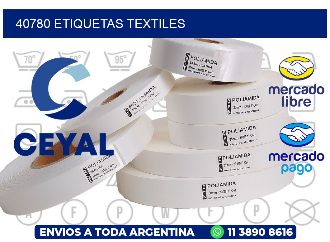 40780 ETIQUETAS TEXTILES