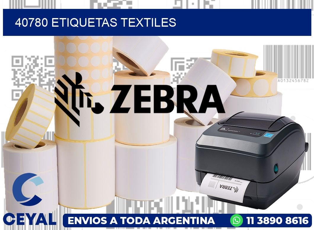40780 ETIQUETAS TEXTILES