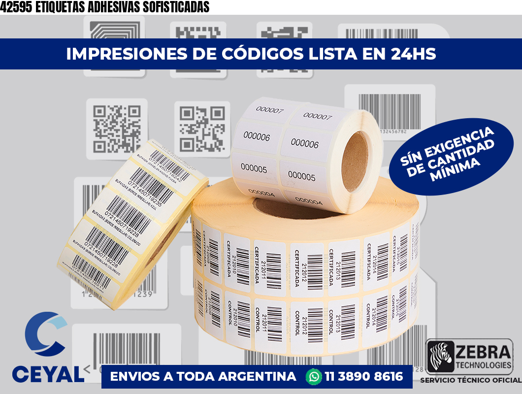 42595 ETIQUETAS ADHESIVAS SOFISTICADAS