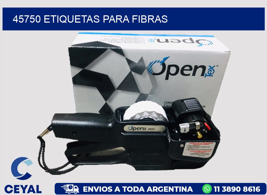 45750 ETIQUETAS PARA FIBRAS