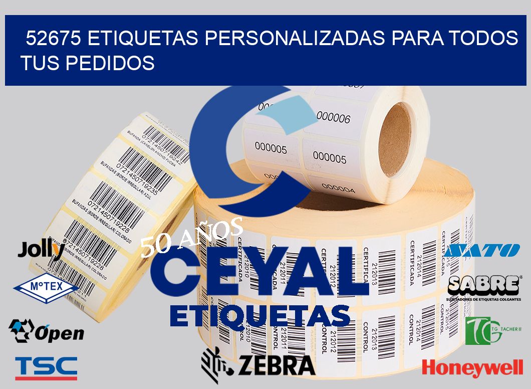52675 ETIQUETAS PERSONALIZADAS PARA TODOS TUS PEDIDOS