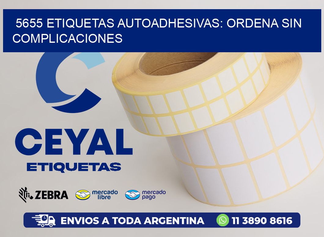 5655 Etiquetas Autoadhesivas: Ordena sin Complicaciones