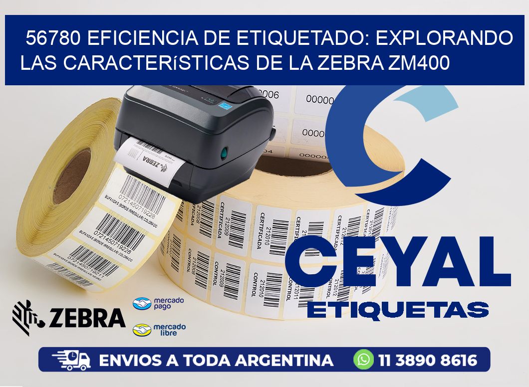 56780 Eficiencia de Etiquetado: Explorando las Características de la Zebra ZM400