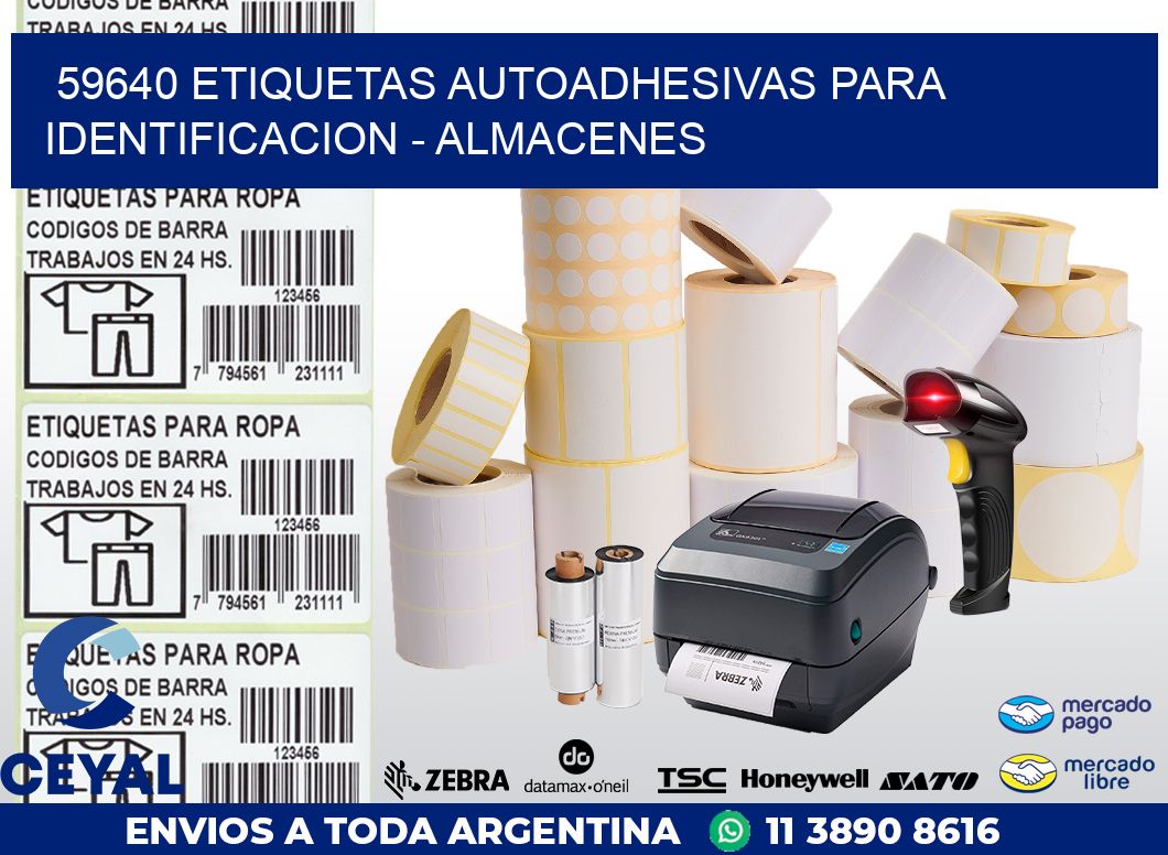 59640 ETIQUETAS AUTOADHESIVAS PARA IDENTIFICACION – ALMACENES