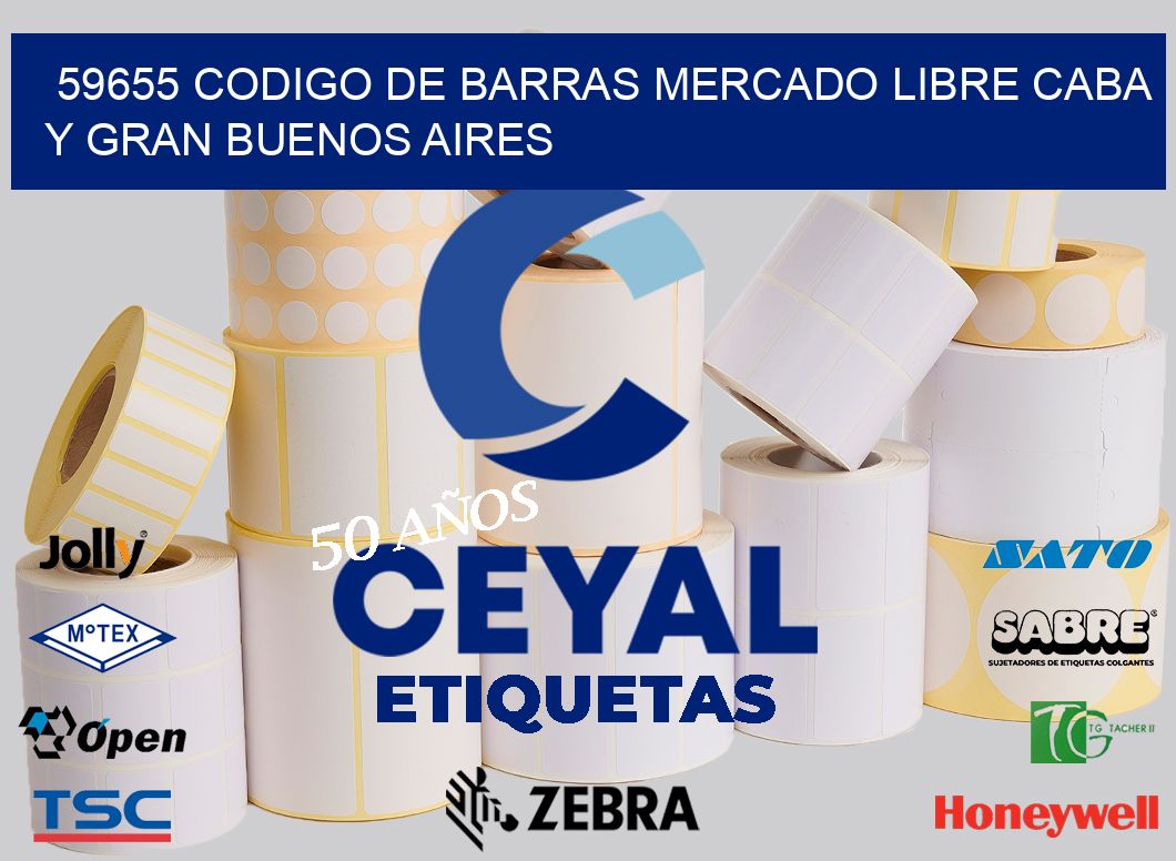 59655 CODIGO DE BARRAS MERCADO LIBRE CABA Y GRAN BUENOS AIRES