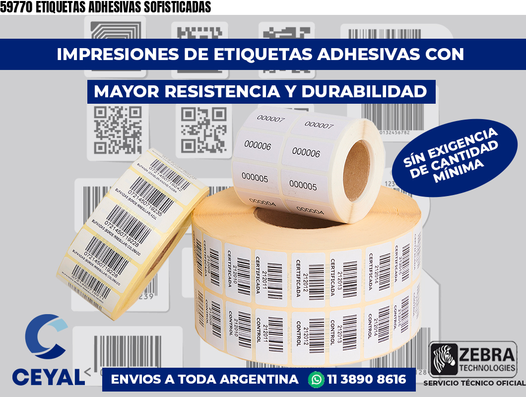 59770 ETIQUETAS ADHESIVAS SOFISTICADAS