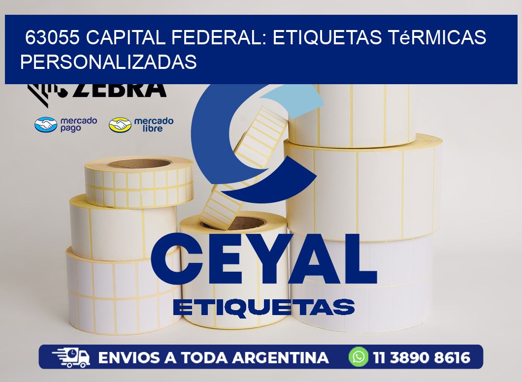 63055 Capital Federal: Etiquetas Térmicas Personalizadas