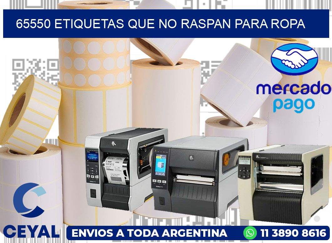 65550 ETIQUETAS QUE NO RASPAN PARA ROPA