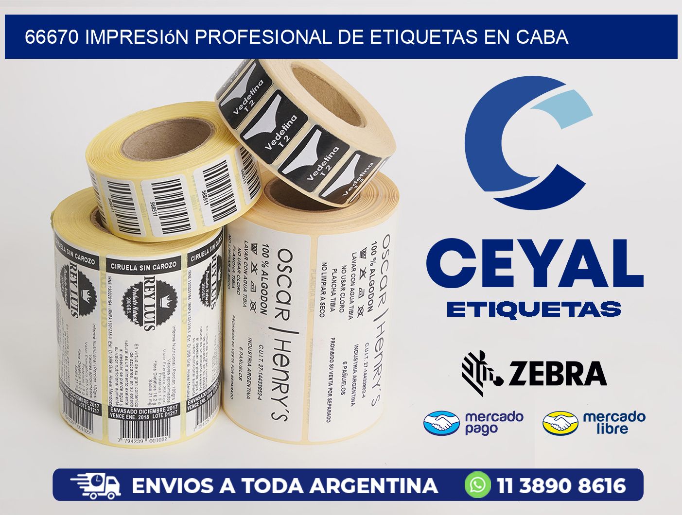 66670 Impresión Profesional de Etiquetas en CABA