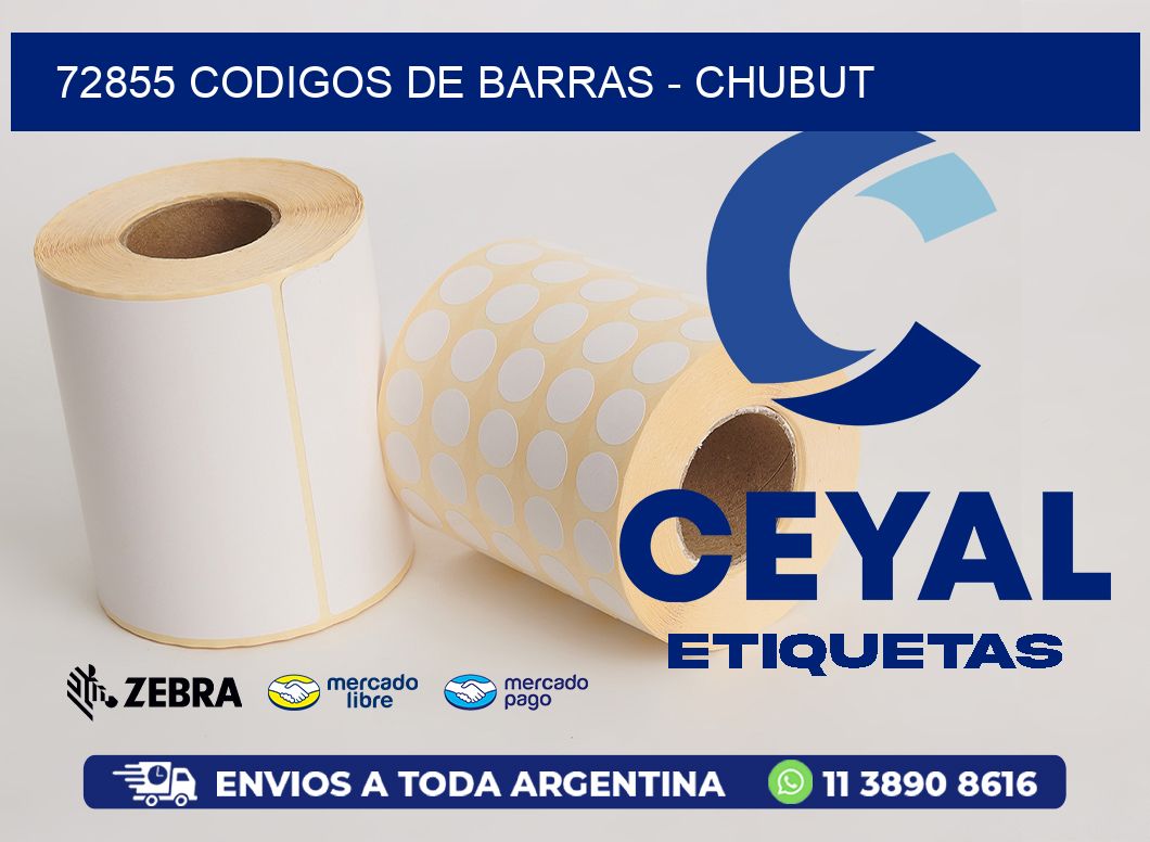 72855 CODIGOS DE BARRAS - CHUBUT