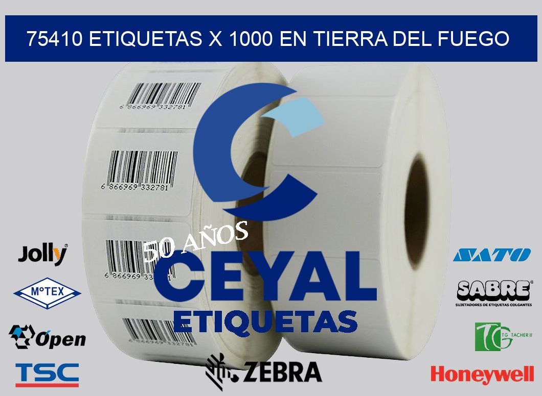 75410 ETIQUETAS X 1000 EN TIERRA DEL FUEGO