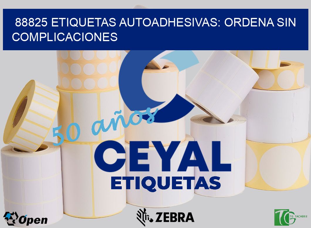 88825 Etiquetas Autoadhesivas: Ordena sin Complicaciones