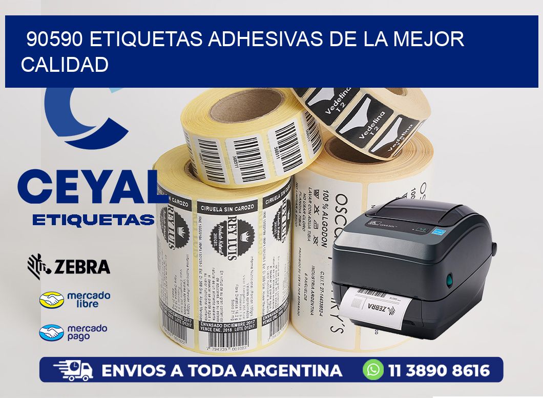 90590 ETIQUETAS ADHESIVAS DE LA MEJOR CALIDAD