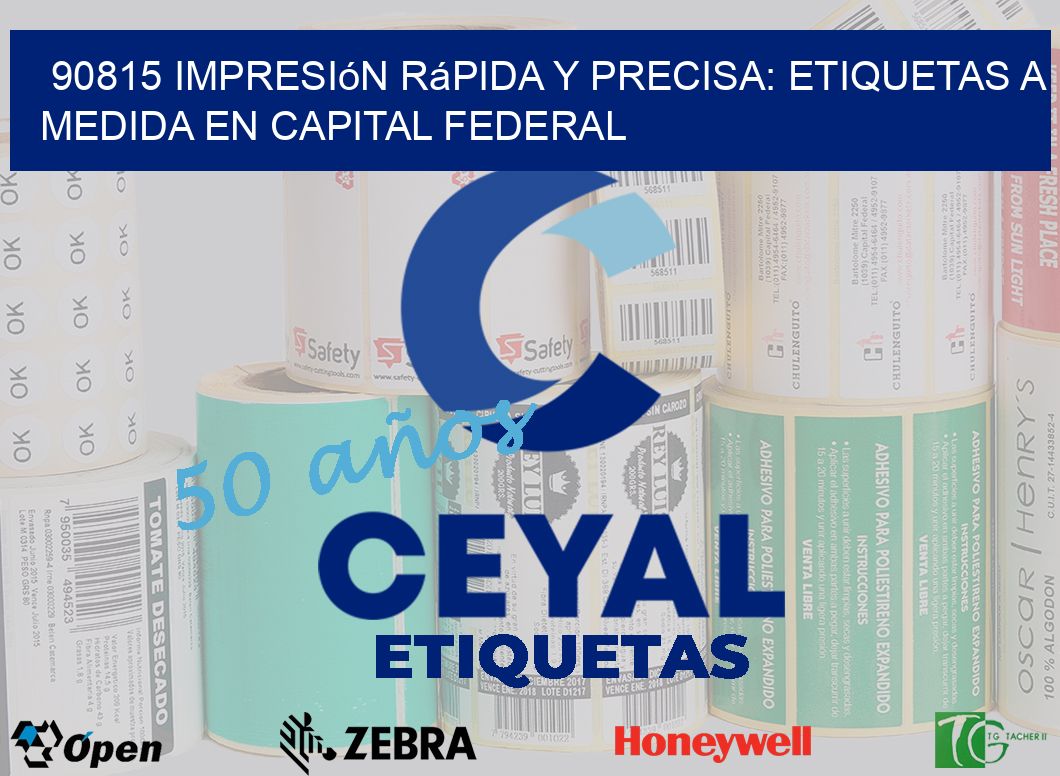 90815 Impresión Rápida y Precisa: Etiquetas a Medida en Capital Federal