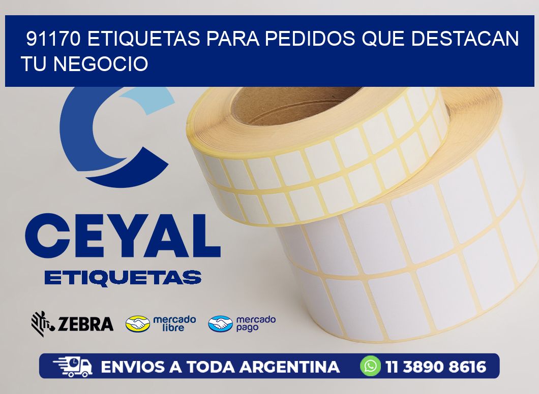 91170 ETIQUETAS PARA PEDIDOS QUE DESTACAN TU NEGOCIO
