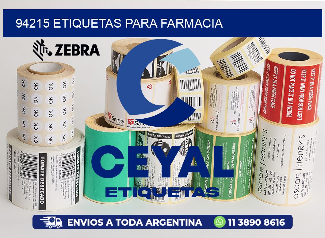 94215 ETIQUETAS PARA FARMACIA