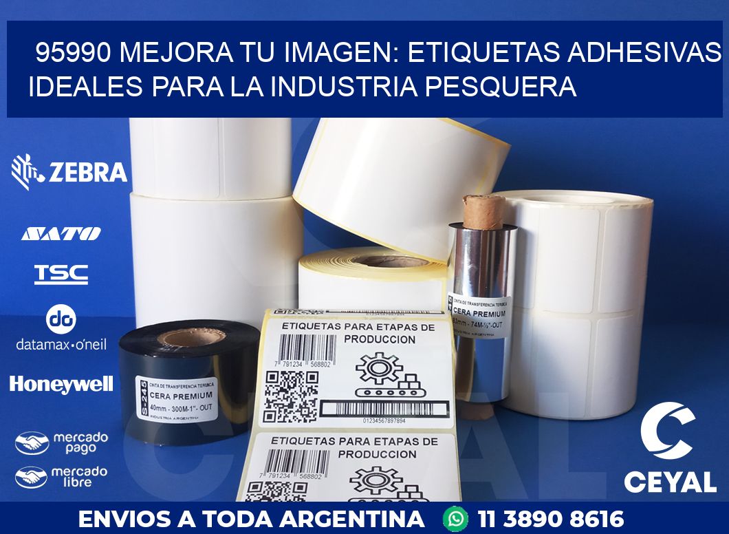 95990 MEJORA TU IMAGEN: ETIQUETAS ADHESIVAS IDEALES PARA LA INDUSTRIA PESQUERA