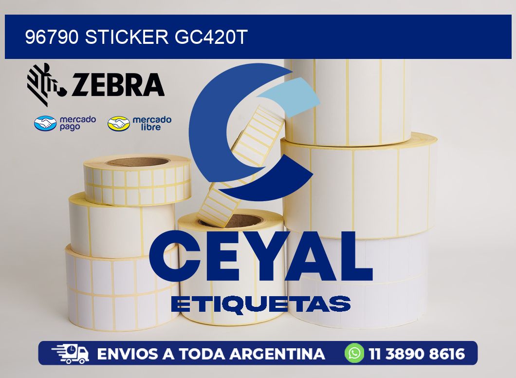 96790 STICKER GC420T