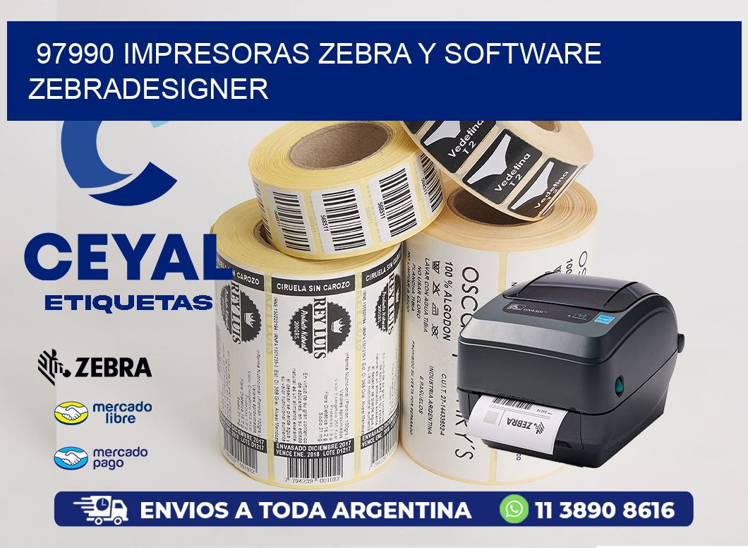 97990 Impresoras Zebra y Software zebradesigner