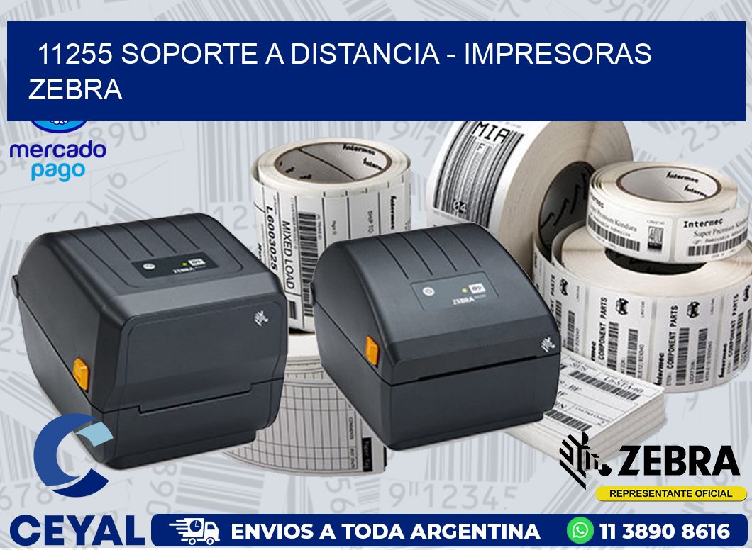 11255 SOPORTE A DISTANCIA - IMPRESORAS ZEBRA