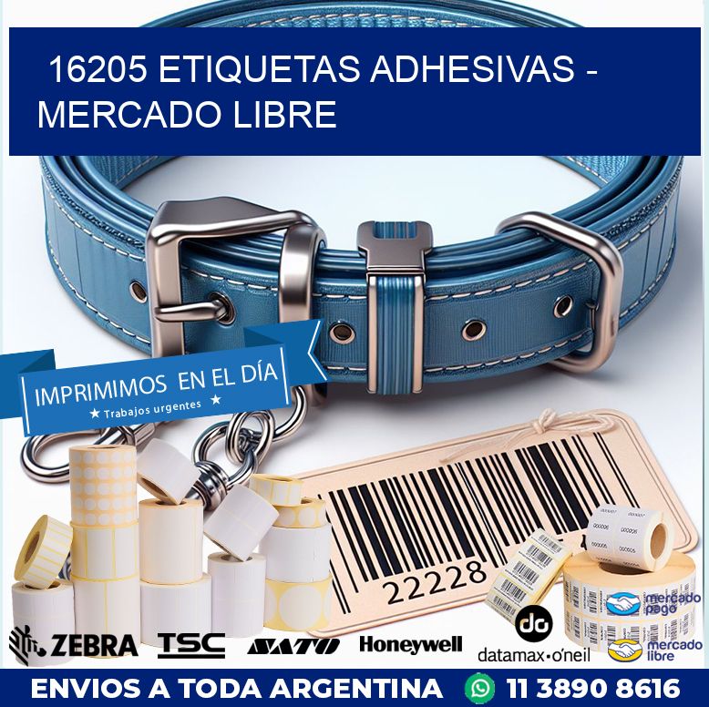 16205 ETIQUETAS ADHESIVAS – MERCADO LIBRE