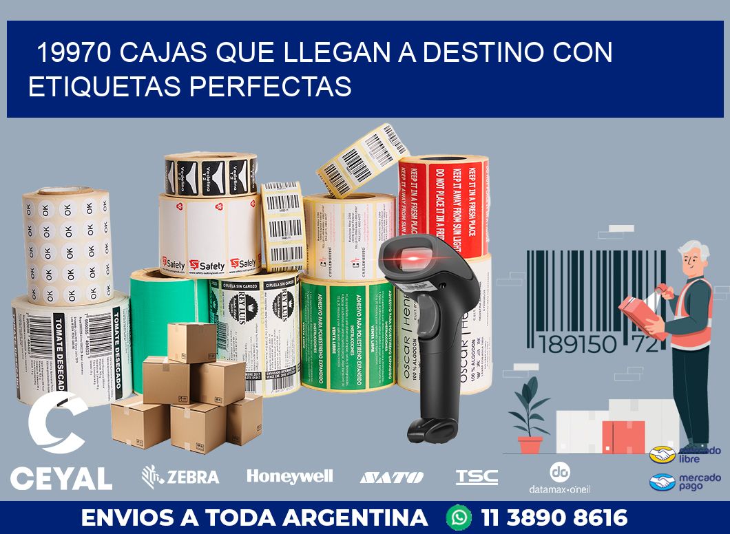 19970 CAJAS QUE LLEGAN A DESTINO CON ETIQUETAS PERFECTAS