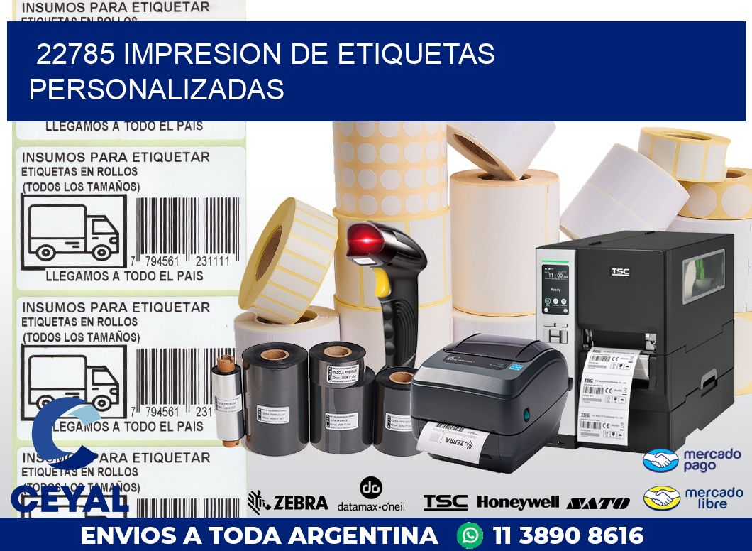 22785 IMPRESION DE ETIQUETAS PERSONALIZADAS