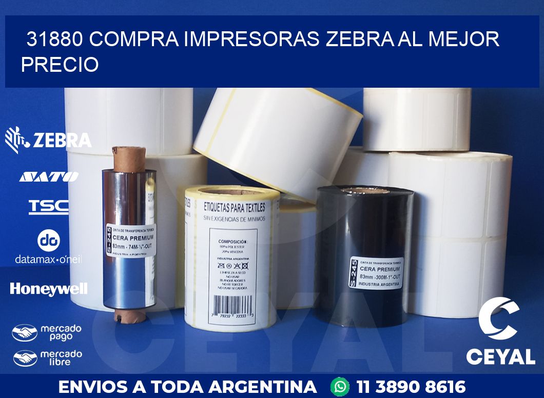 31880 COMPRA IMPRESORAS ZEBRA AL MEJOR PRECIO