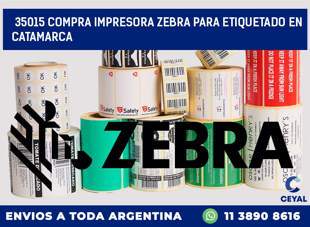 35015 COMPRA IMPRESORA ZEBRA PARA ETIQUETADO EN CATAMARCA