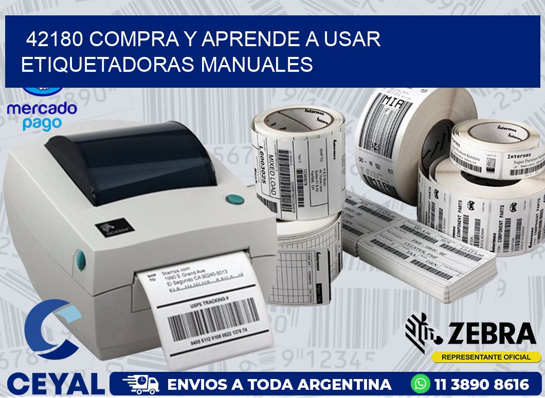 42180 COMPRA Y APRENDE A USAR ETIQUETADORAS MANUALES