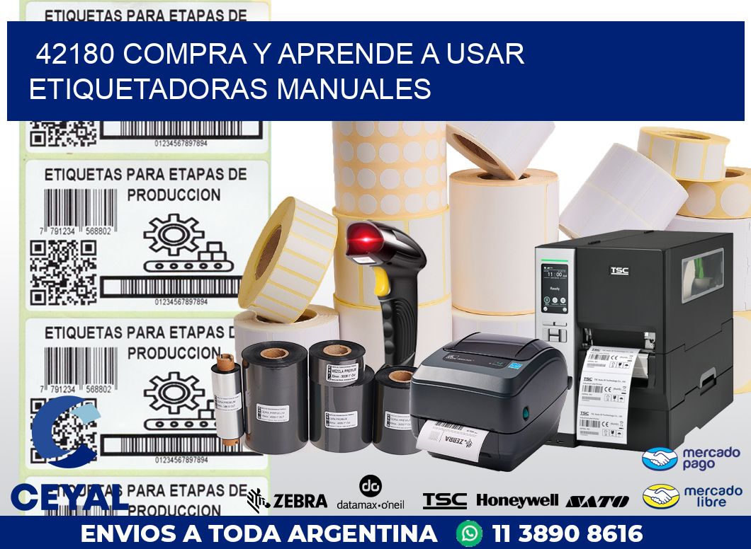 42180 COMPRA Y APRENDE A USAR ETIQUETADORAS MANUALES
