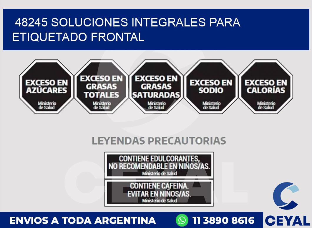 48245 SOLUCIONES INTEGRALES PARA ETIQUETADO FRONTAL