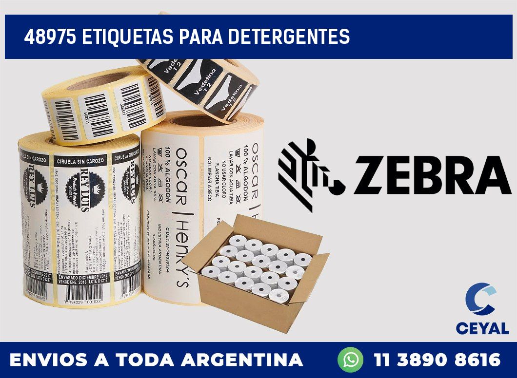 48975 ETIQUETAS PARA DETERGENTES