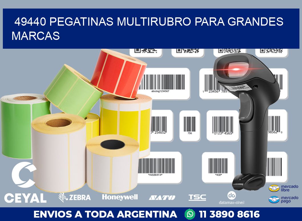 49440 PEGATINAS MULTIRUBRO PARA GRANDES MARCAS