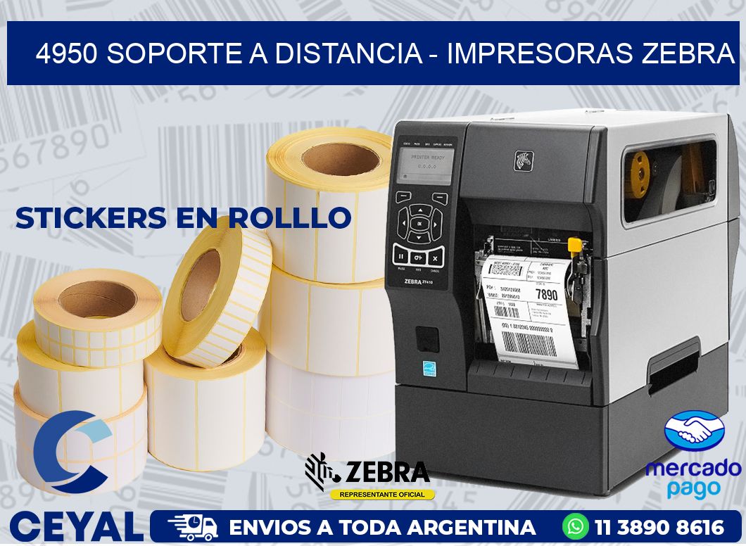 4950 SOPORTE A DISTANCIA - IMPRESORAS ZEBRA