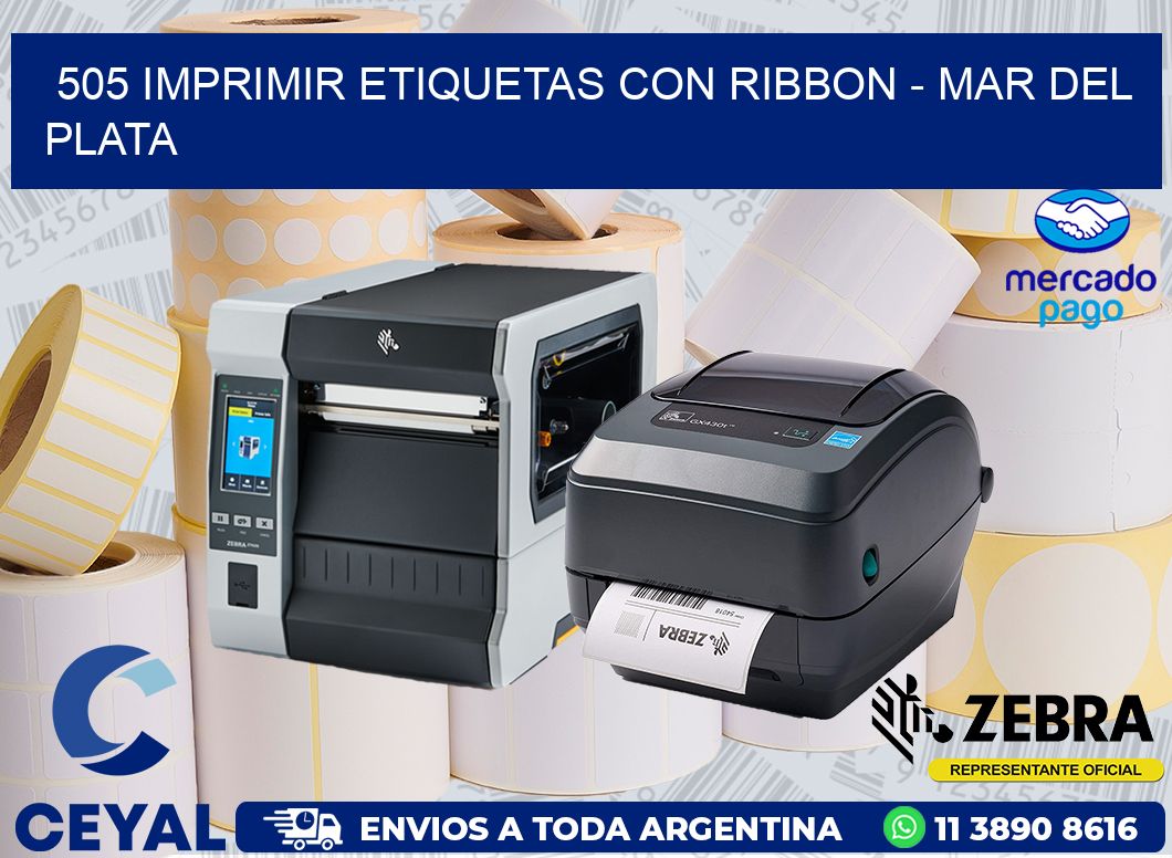 505 IMPRIMIR ETIQUETAS CON RIBBON - MAR DEL PLATA
