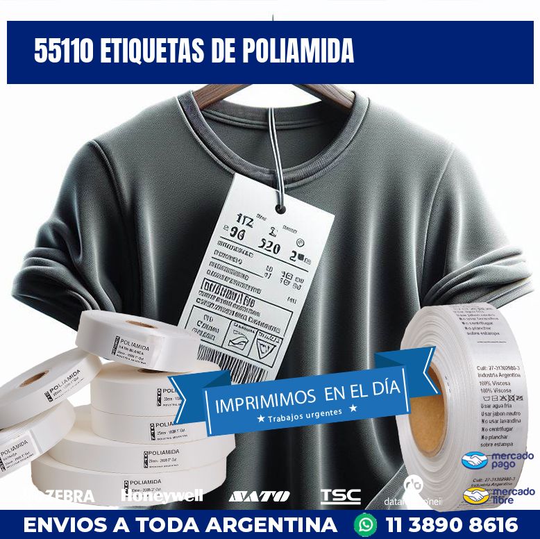 55110 ETIQUETAS DE POLIAMIDA