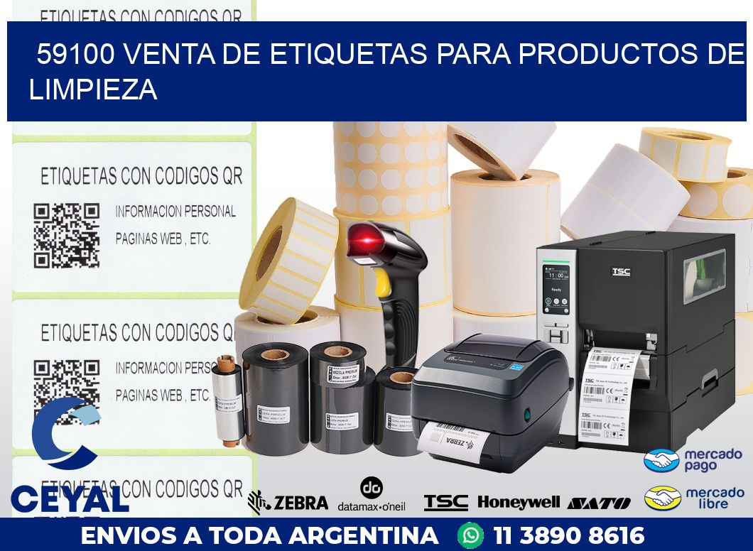 59100 VENTA DE ETIQUETAS PARA PRODUCTOS DE LIMPIEZA