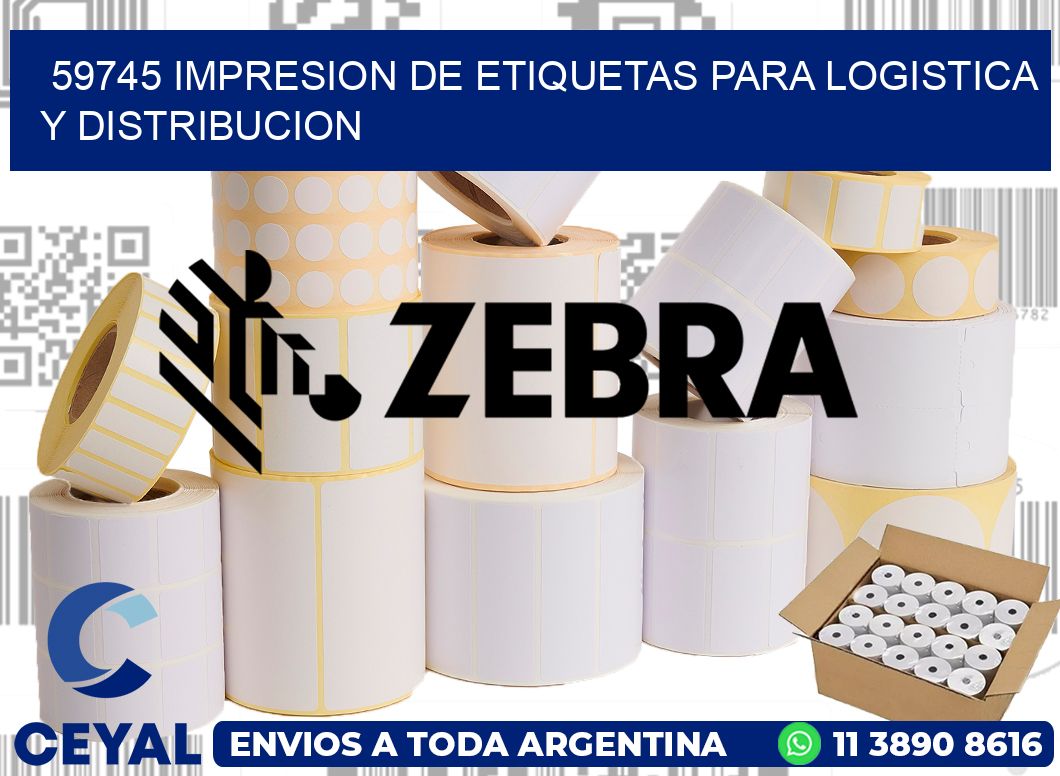59745 IMPRESION DE ETIQUETAS PARA LOGISTICA Y DISTRIBUCION