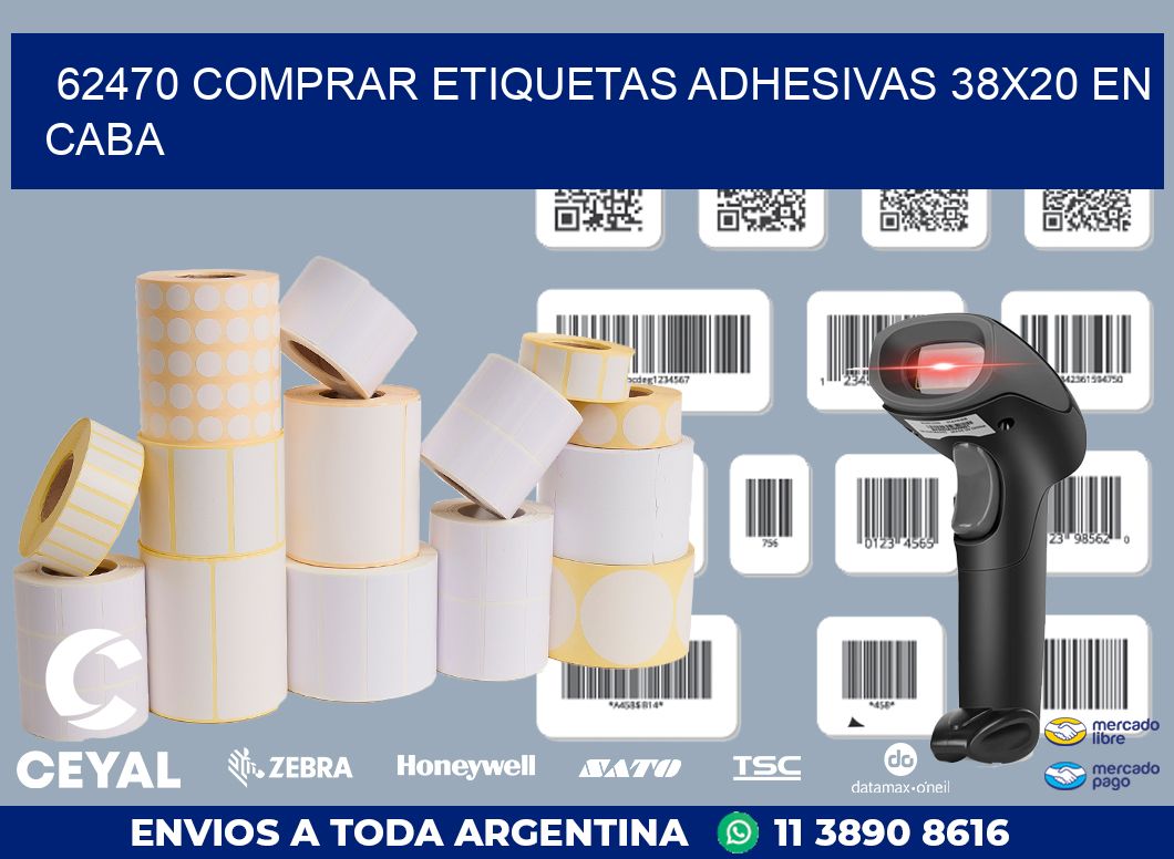 62470 COMPRAR ETIQUETAS ADHESIVAS 38X20 EN CABA