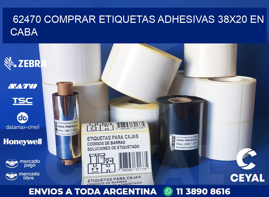 62470 COMPRAR ETIQUETAS ADHESIVAS 38X20 EN CABA