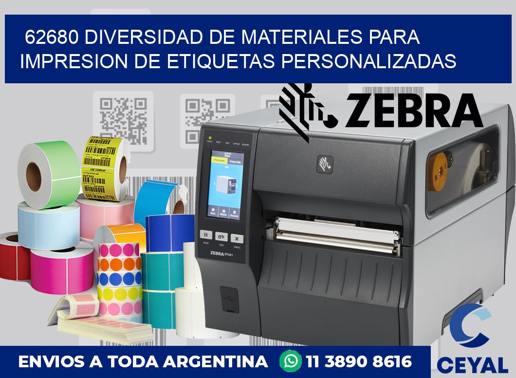 62680 DIVERSIDAD DE MATERIALES PARA IMPRESION DE ETIQUETAS PERSONALIZADAS