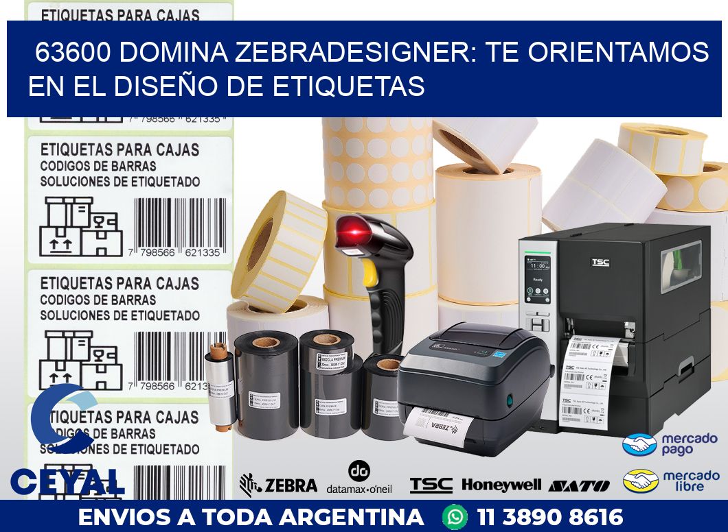63600 DOMINA ZEBRADESIGNER: TE ORIENTAMOS EN EL DISEÑO DE ETIQUETAS