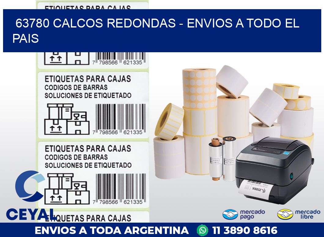 63780 CALCOS REDONDAS – ENVIOS A TODO EL PAIS