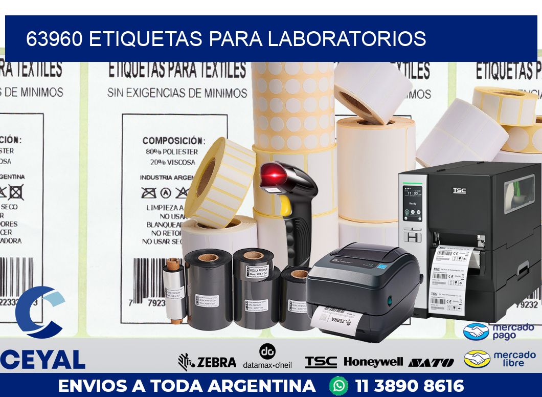 63960 ETIQUETAS PARA LABORATORIOS