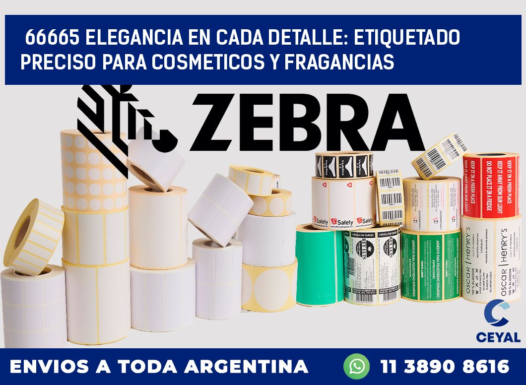 66665 ELEGANCIA EN CADA DETALLE: ETIQUETADO PRECISO PARA COSMETICOS Y FRAGANCIAS