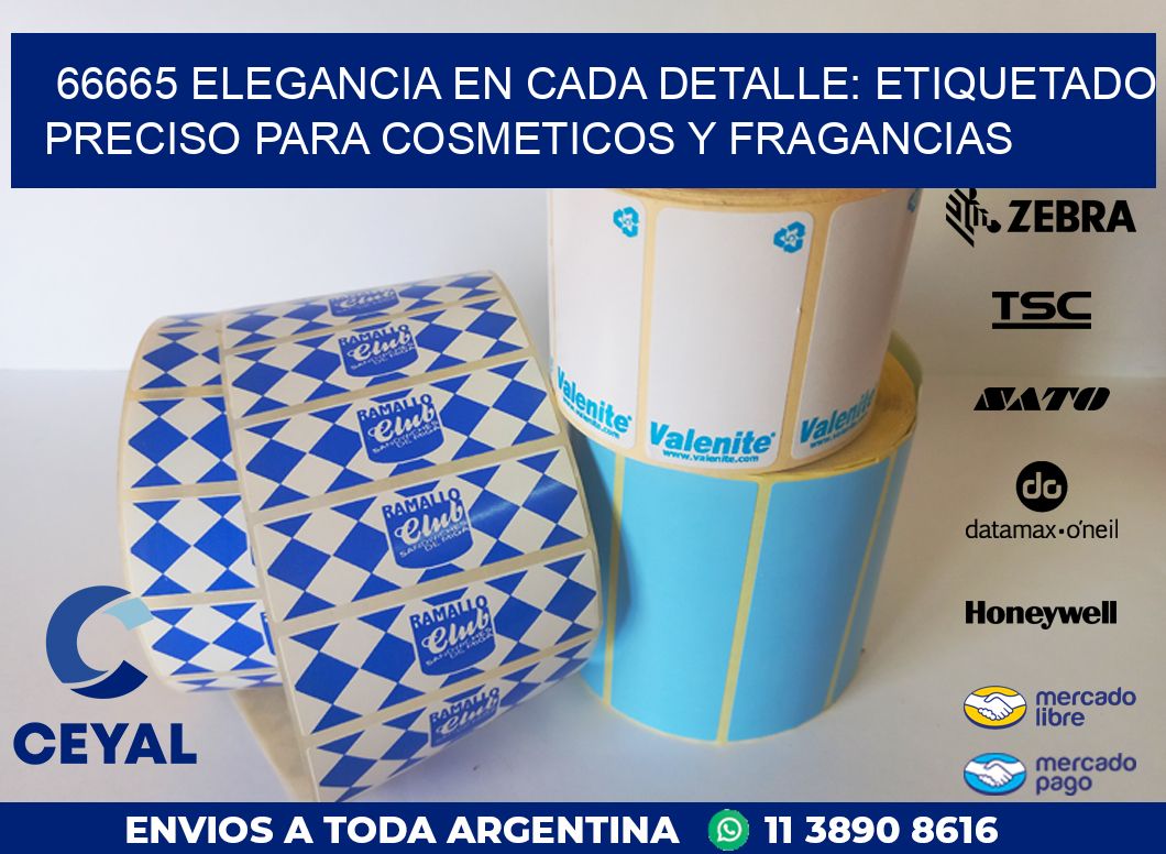 66665 ELEGANCIA EN CADA DETALLE: ETIQUETADO PRECISO PARA COSMETICOS Y FRAGANCIAS